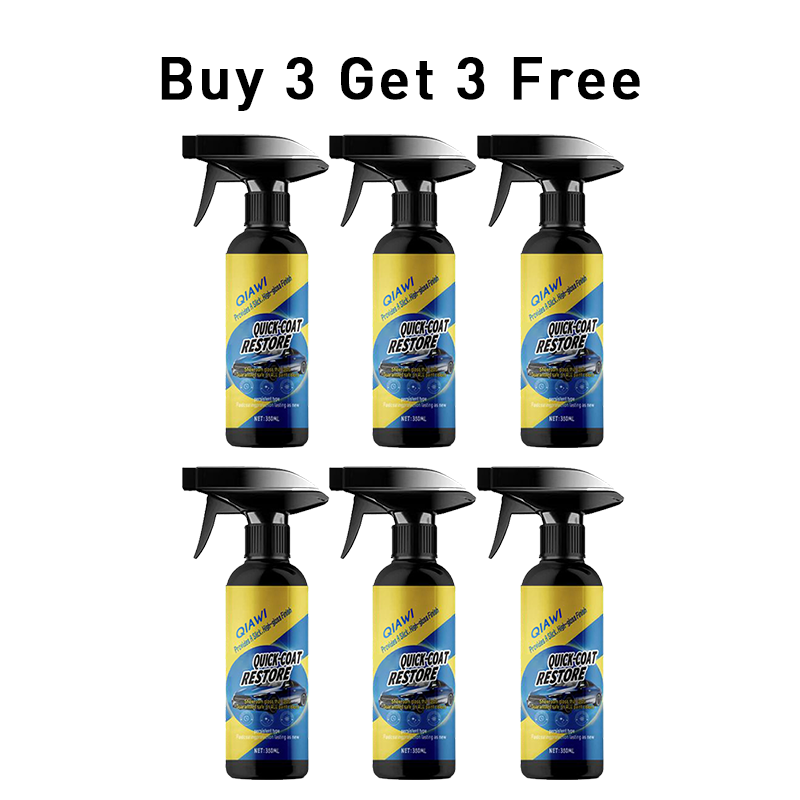 🔥Final 3 Hours: 50% OFF QIAWI Car Nano quick-coat-Advanced Automobile Quick-acting Coating Agent With Dust -Proof and Glazing Effects -Long Lasting Car Showroom gloss that LASTS 350ml