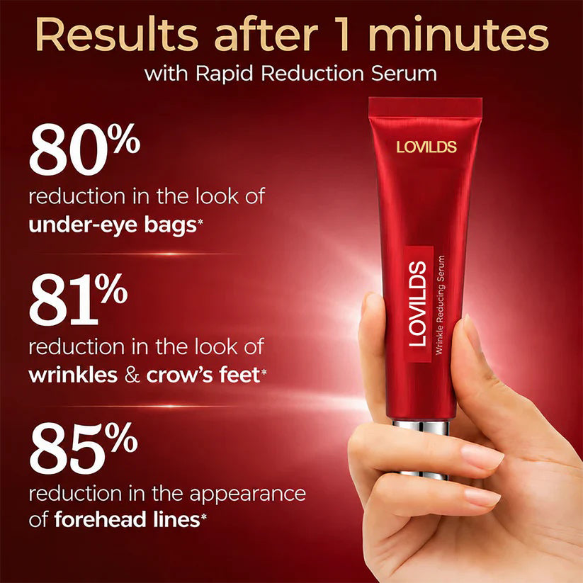 Results in 60 Seconds - Lumovelle Rapid Wrinkle-Reducing Serum for Wrinkles, Bags & Dark Circles