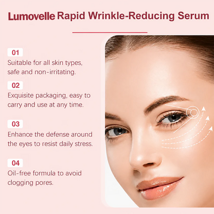 Results in 60 Seconds - Lumovelle Rapid Wrinkle-Reducing Serum for Wrinkles, Bags & Dark Circles