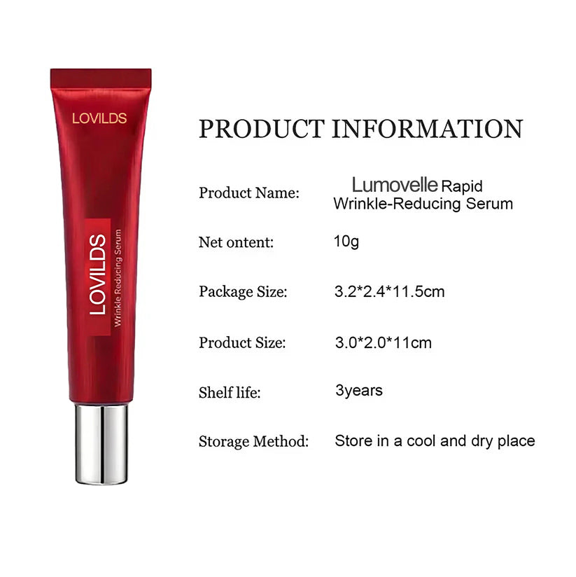 Results in 60 Seconds - Lumovelle Rapid Wrinkle-Reducing Serum for Wrinkles, Bags & Dark Circles