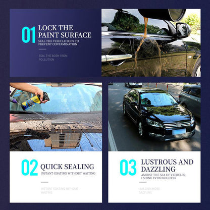 🔥Final 3 Hours: 50% OFF QIAWI Car Nano quick-coat-Advanced Automobile Quick-acting Coating Agent With Dust -Proof and Glazing Effects -Long Lasting Car Showroom gloss that LASTS 350ml