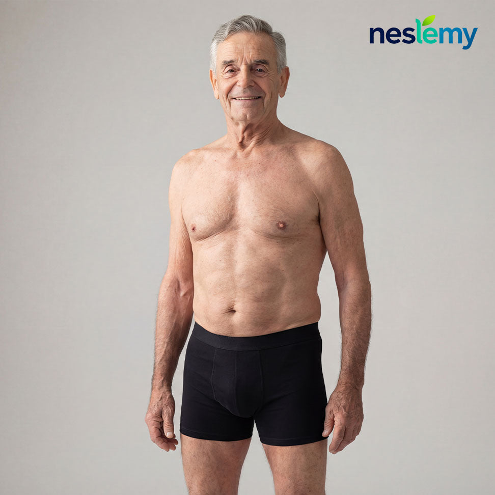 Men’s Washable Incontinence Boxer Briefs
