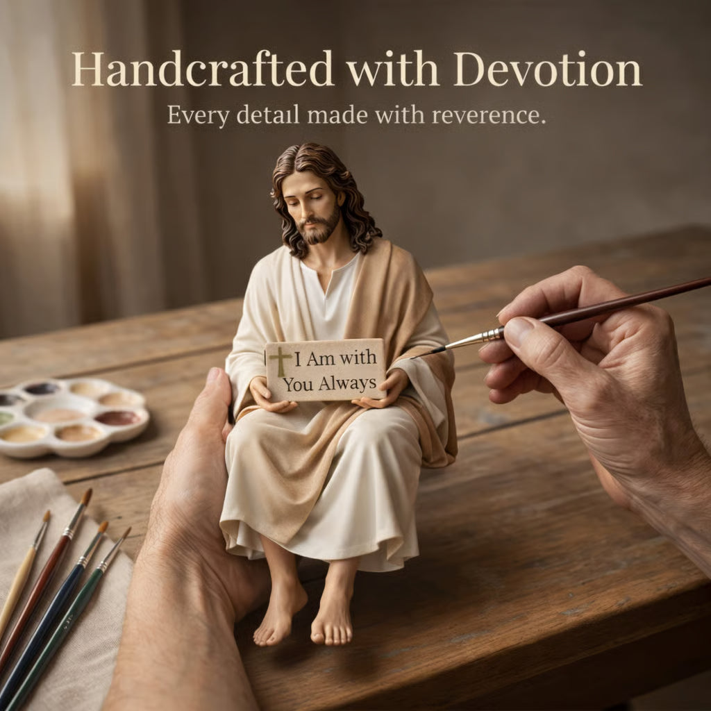 🔥Last Day 49% OFF❤️Handcrafted Jesus Figurine✝️Serene Desk Companion🙏