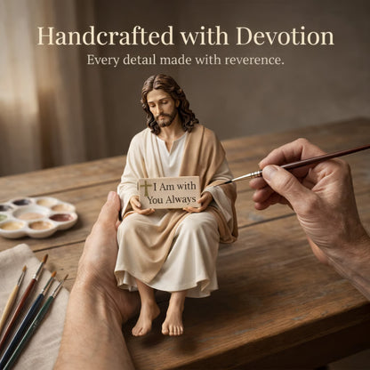 🔥Last Day 49% OFF❤️Handcrafted Jesus Figurine✝️Serene Desk Companion🙏