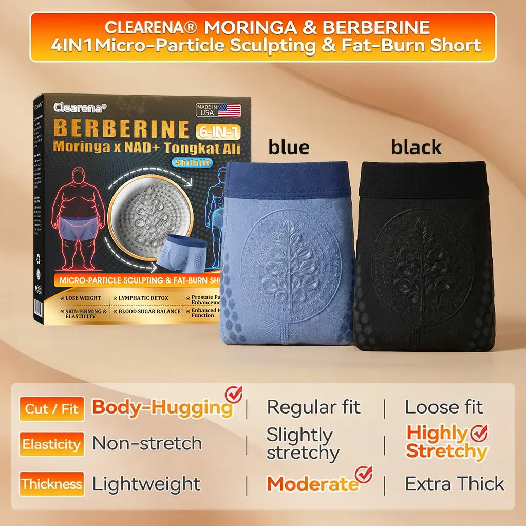 𝐎𝐟𝐟𝐢𝐜𝐢𝐚𝐥 𝐁𝐫𝐚𝐧𝐝 𝐒𝐭𝐨𝐫𝐞 🇺🇸| 𝐂𝐥𝐞𝐚𝐫𝐞𝐧𝐚® 𝟐𝟎𝟐𝟔 𝐌𝐨𝐫𝐢𝐧𝐠𝐚 x 𝐁𝐞𝐫𝐛𝐞𝐫𝐢𝐧𝐞 x 𝐍𝐀𝐃+ 𝟔-𝐈𝐧-𝟏 𝐌𝐢𝐜𝐫𝐨-𝐏𝐚𝐫𝐭𝐢𝐜𝐥𝐞 𝐒𝐜𝐮𝐥𝐩𝐭𝐢𝐧𝐠 & 𝐅𝐚𝐭-𝐁𝐮𝐫𝐧 𝐒𝐡𝐨𝐫𝐭𝐬 (Women + Men with Enhanced Male Vitality Blend)