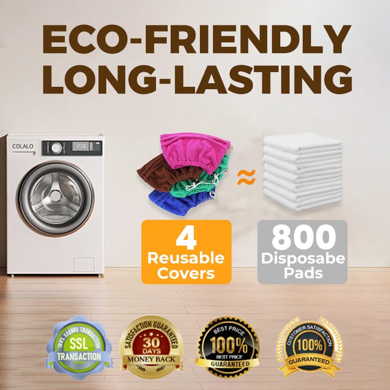 🔥Hot Sale 50% OFF🏠Reusable Broom Cleaning Cloth Cover