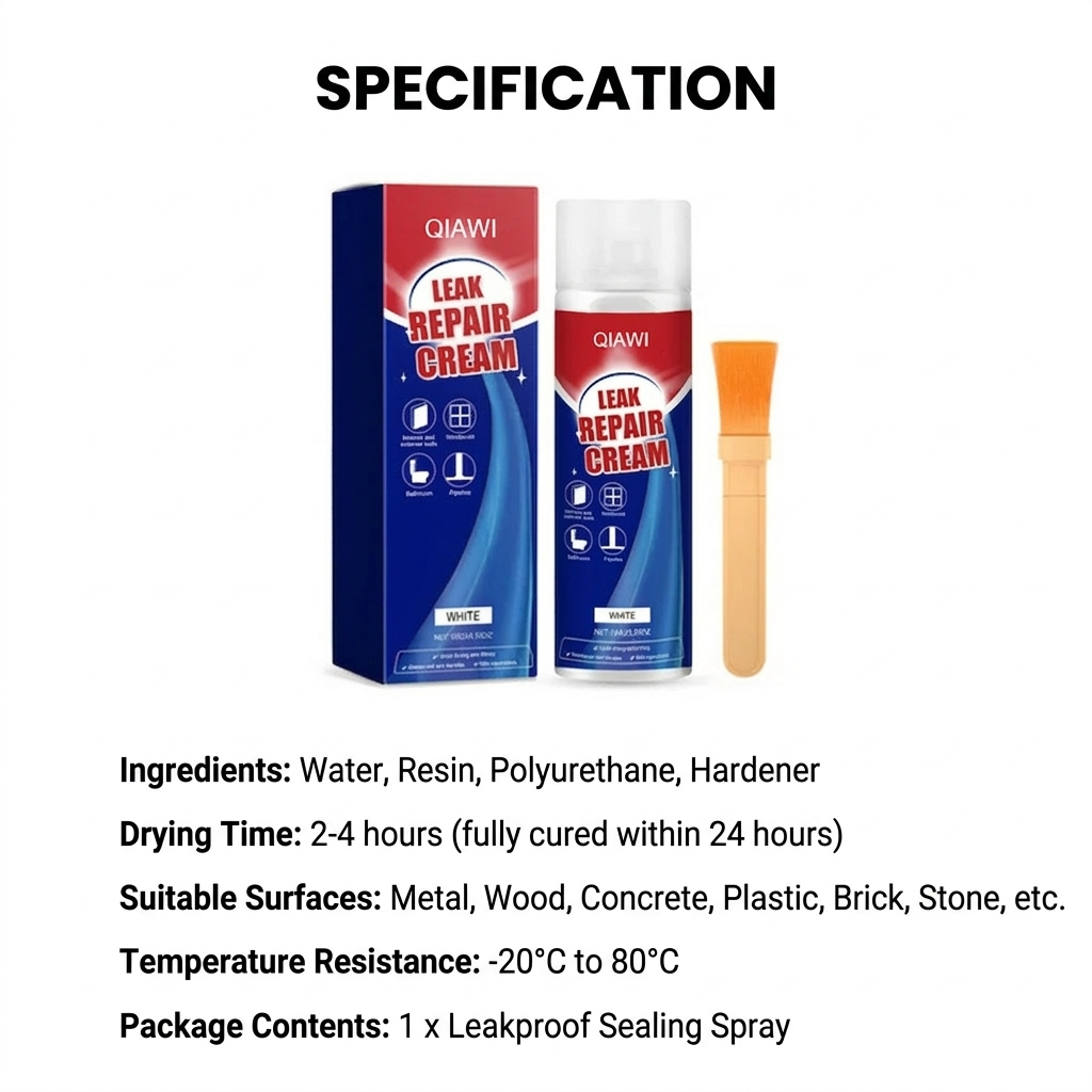 💥 Big sale – Buy 2 and get 1 free 🎯🛡️Waterproof sealant spray for leak repair