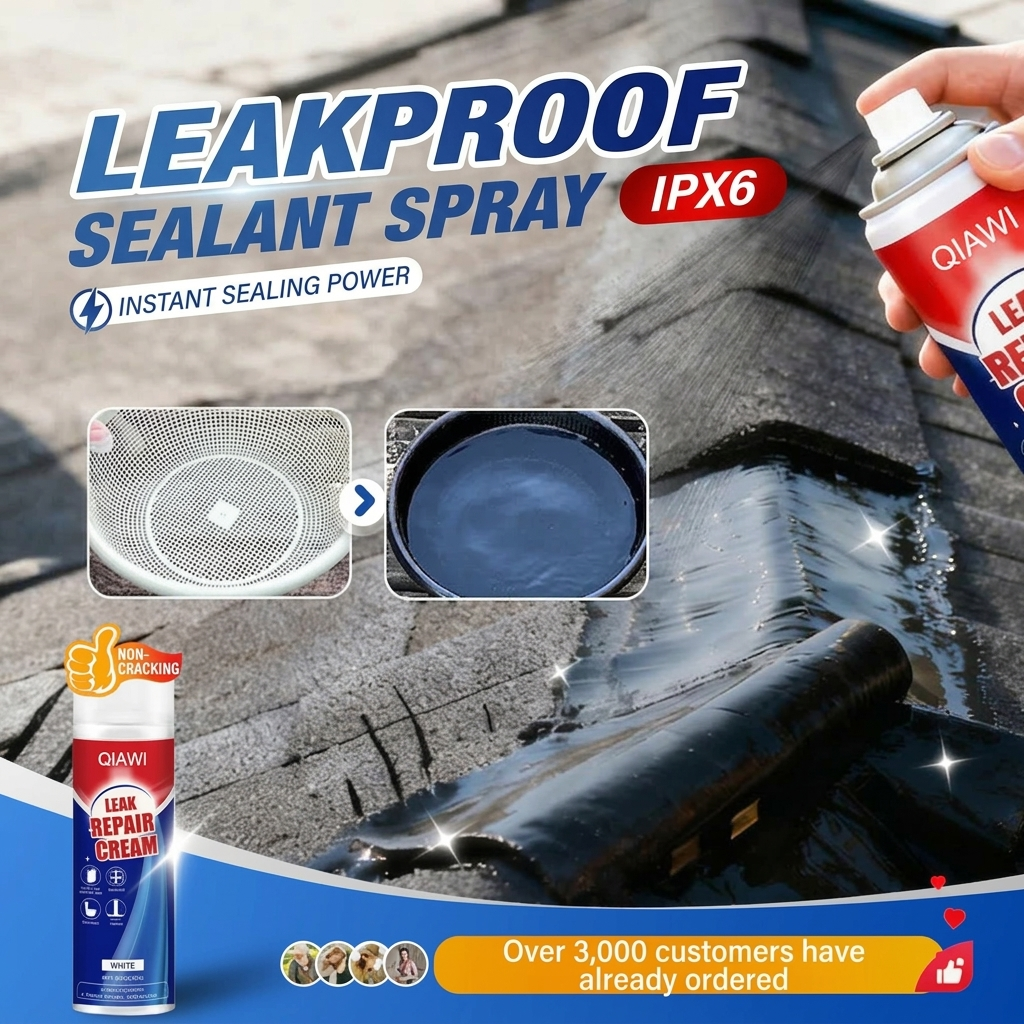 💥 Big sale – Buy 2 and get 1 free 🎯🛡️Waterproof sealant spray for leak repair